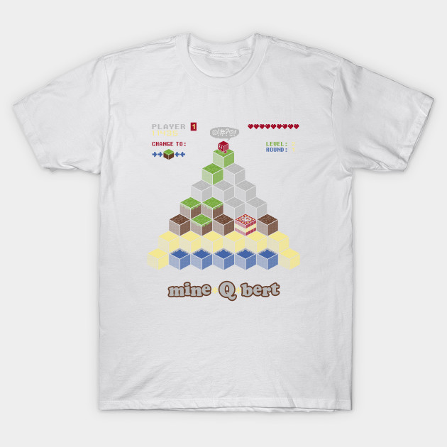 Mine Qbert T-Shirt-TOZ